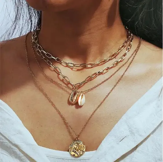 17KM Vintage Pearl Necklaces For Women