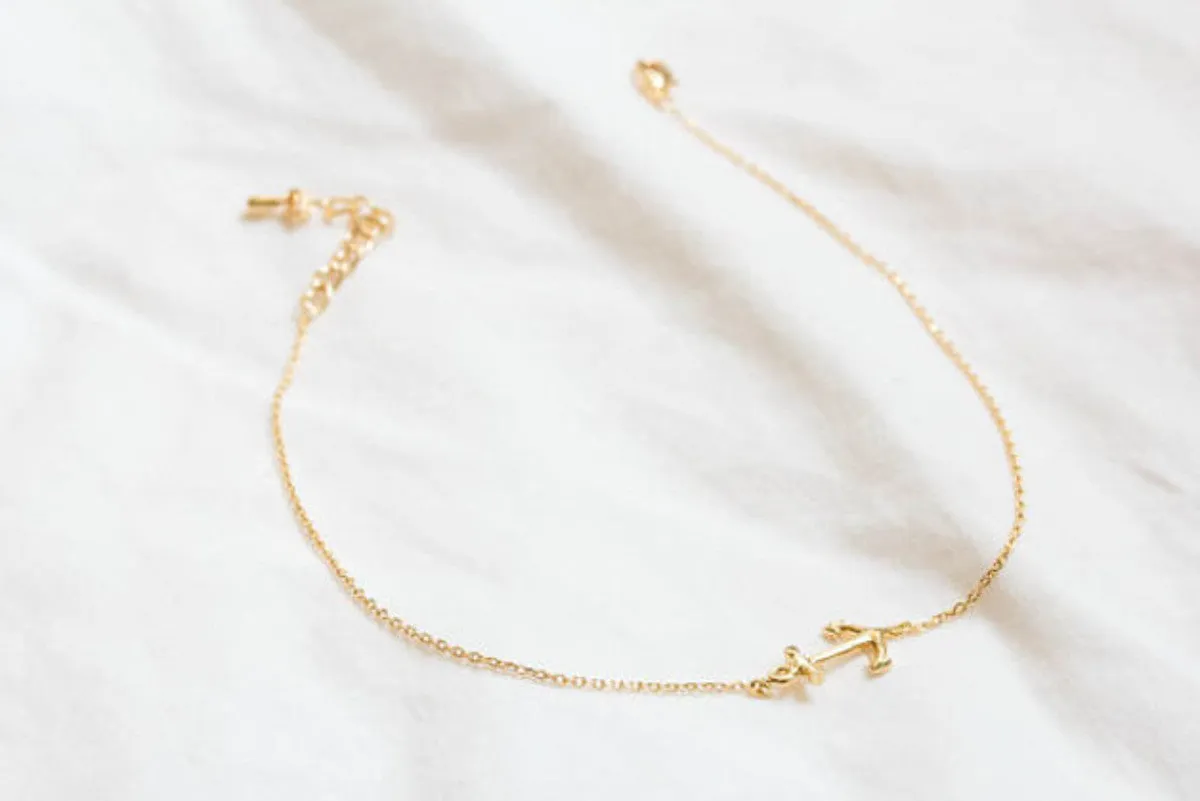 Anchor Anklet-A