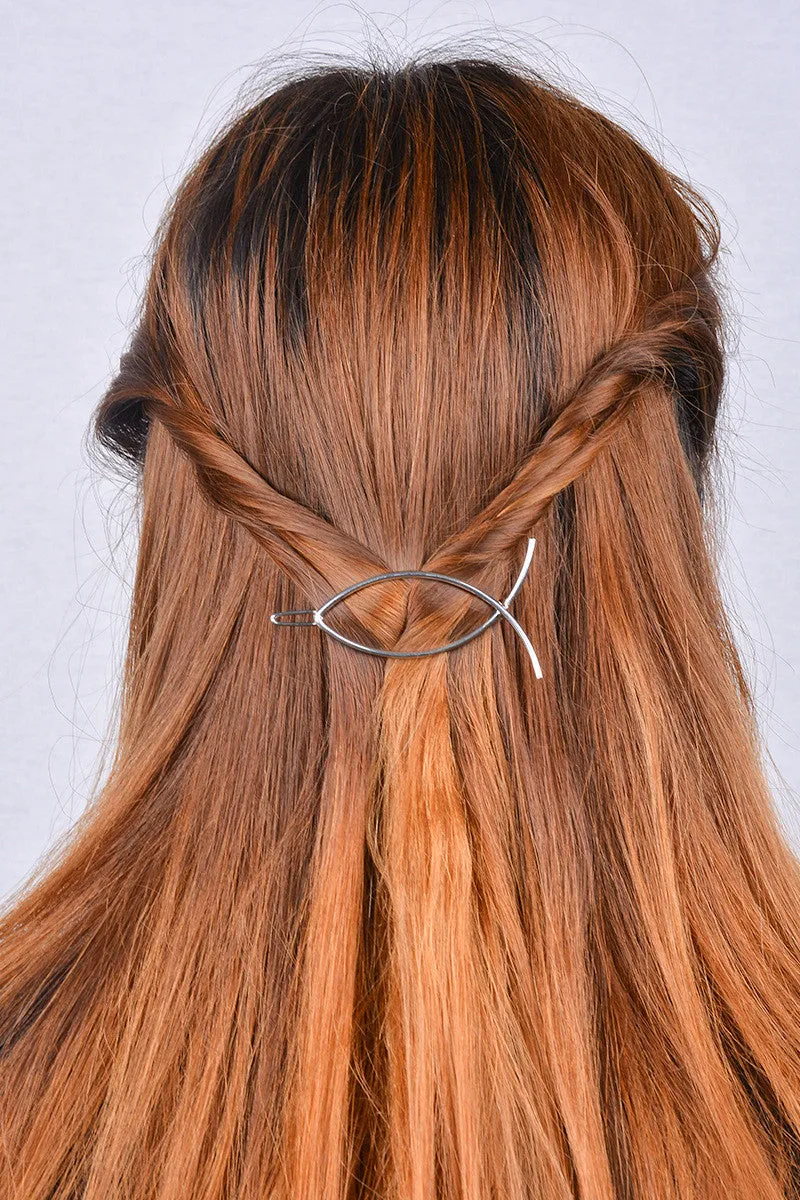 Cute Abstract Small Fish Hairpin