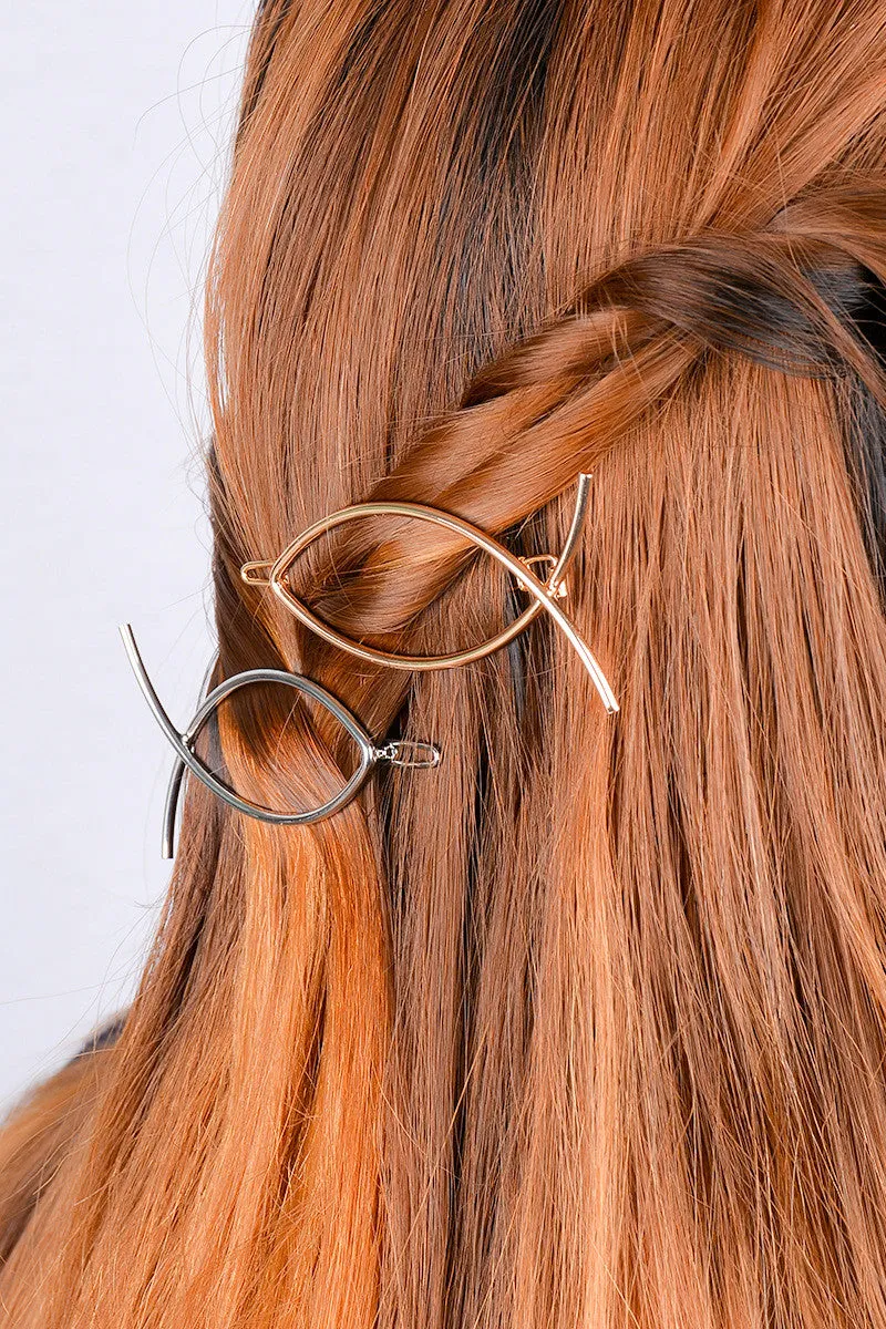 Cute Abstract Small Fish Hairpin