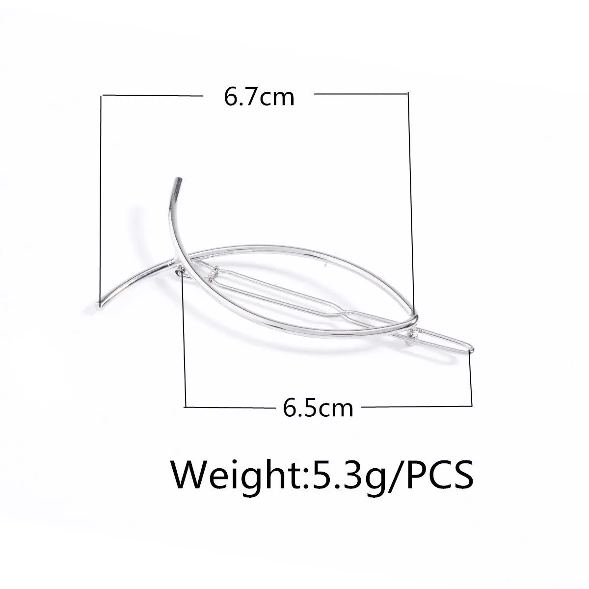 Cute Abstract Small Fish Hairpin