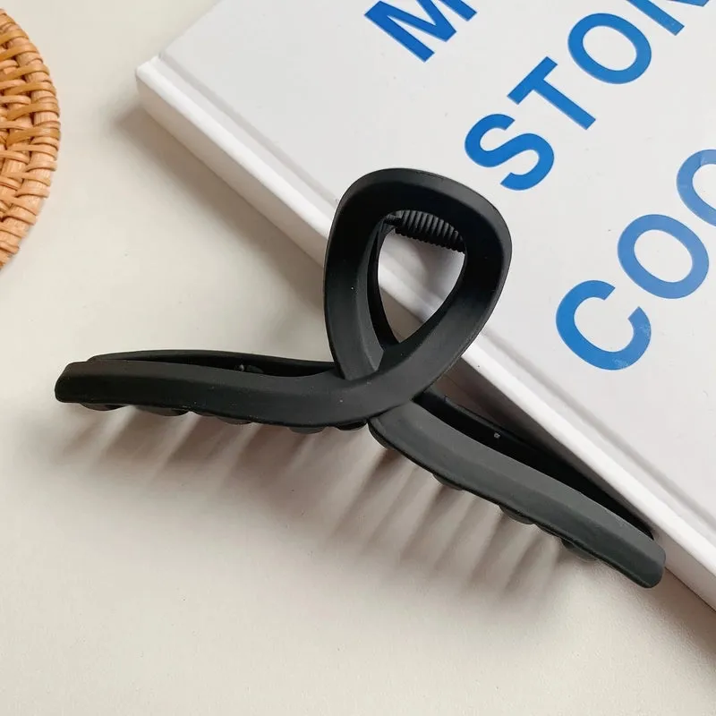 Frosted Large Hairpin Korean Disc Hair Clip Girl's Head Hair Clip Headwear Large Shark Hairpin Wholesale