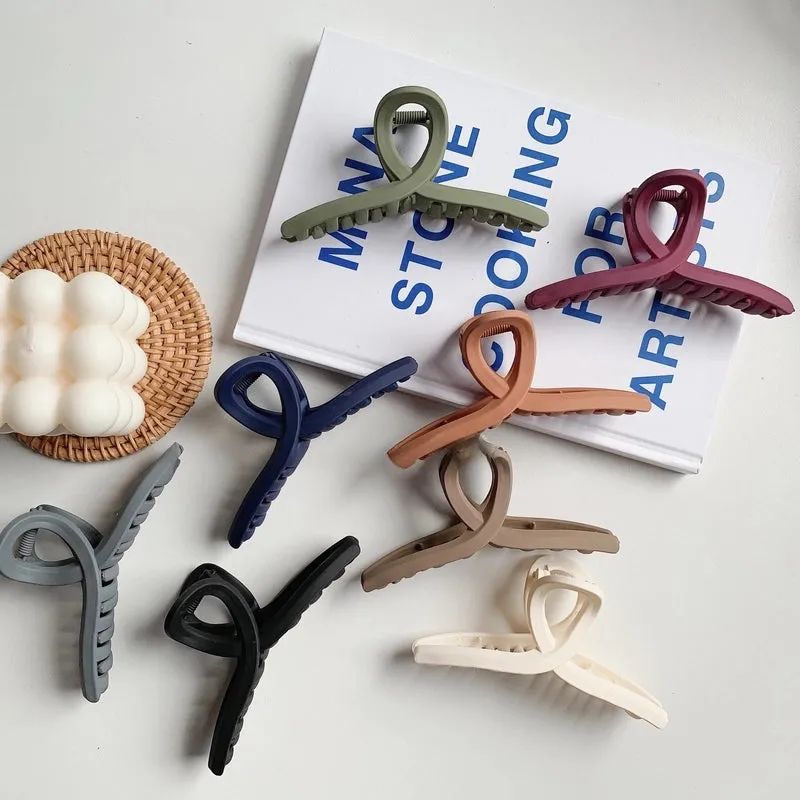 Frosted Large Hairpin Korean Disc Hair Clip Girl's Head Hair Clip Headwear Large Shark Hairpin Wholesale