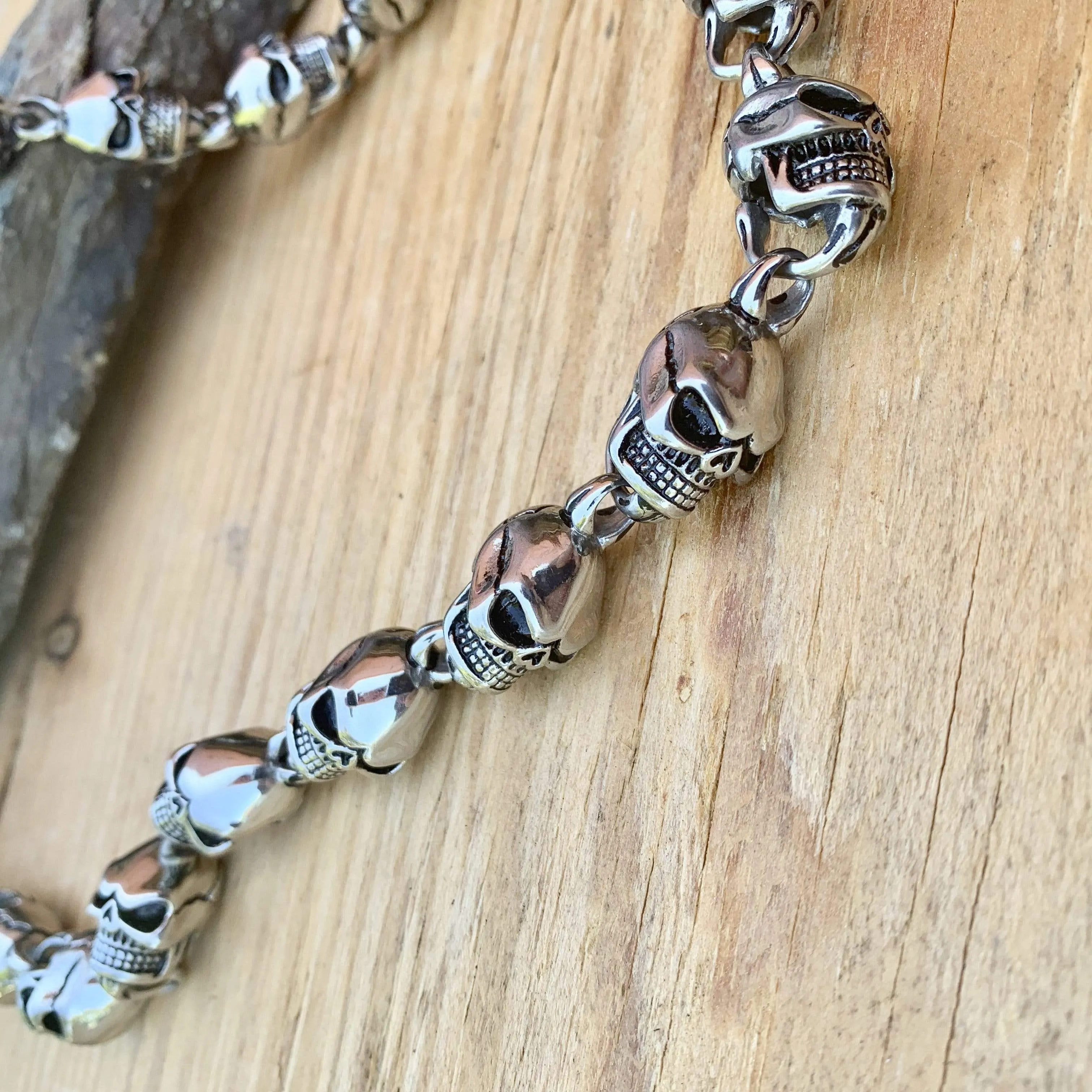 Hell Ride 1 - Skull Necklace - Stainless Steel