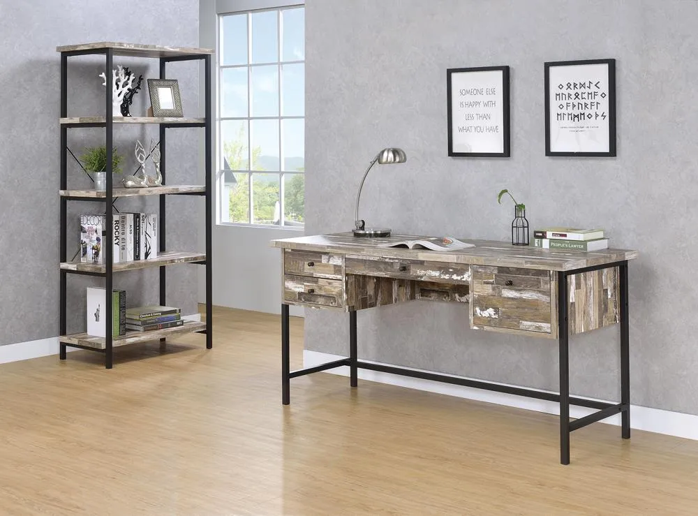 Industrial Salvaged Cabin Writing Desk
