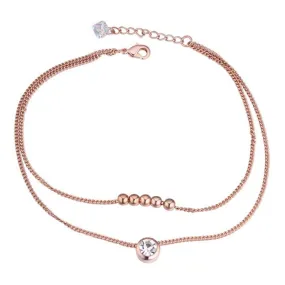 Krystal Couture Anklet Embellished With SWAROVSKI Crystals