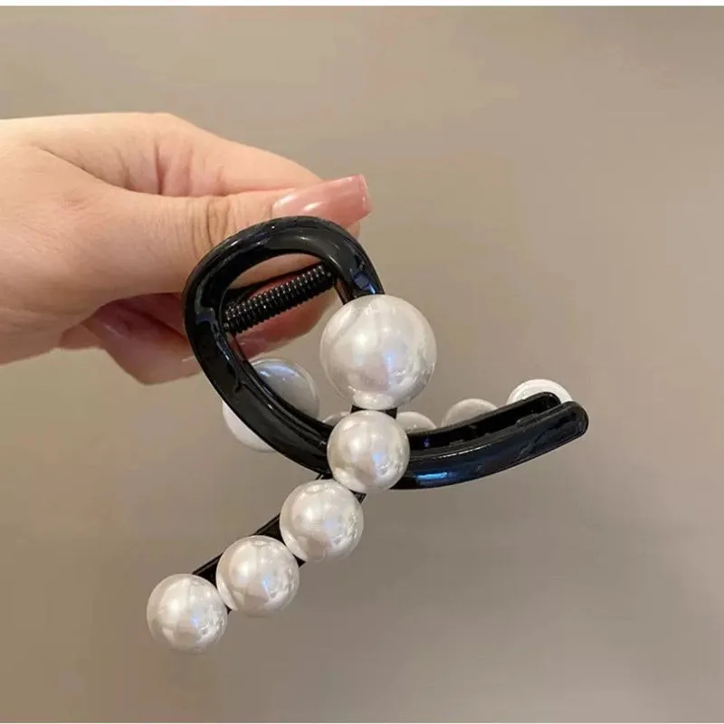 Large Hair Volume Multi- Grab Clip Shark Clip Back Head Black Frosted High Sense Hairpin Hairpin Yiwu Accessories