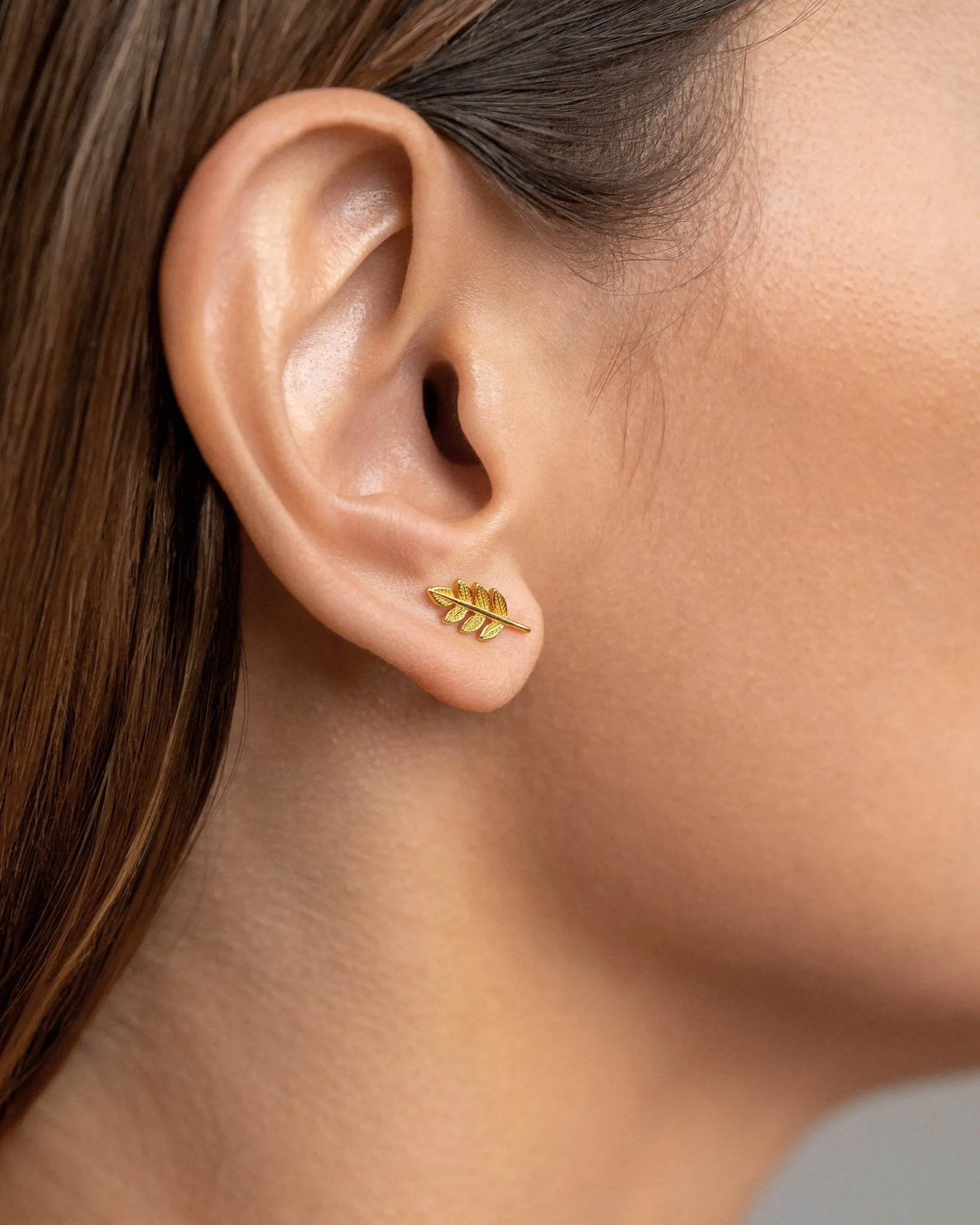 Leaf Stud Earrings