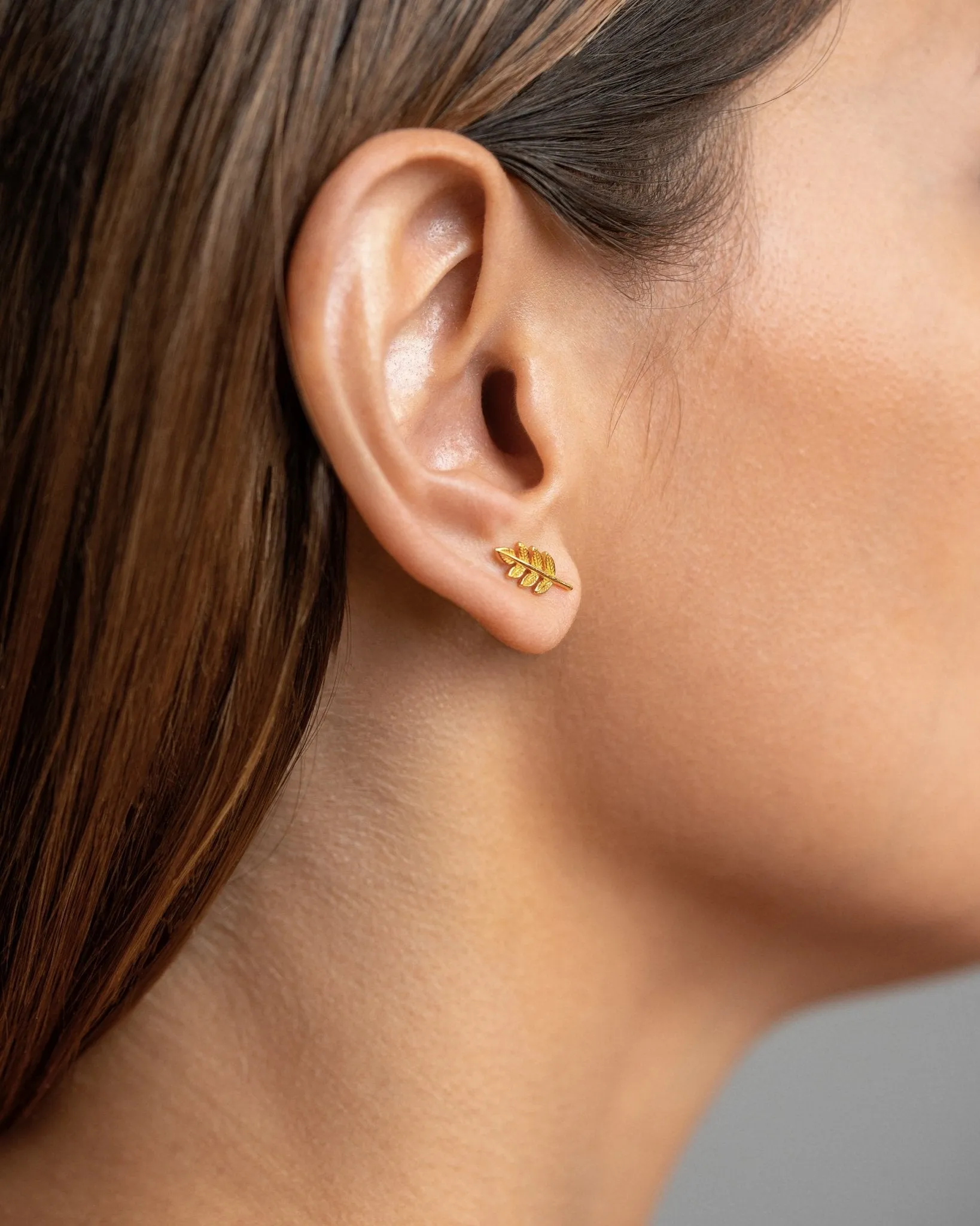 Leaf Stud Earrings