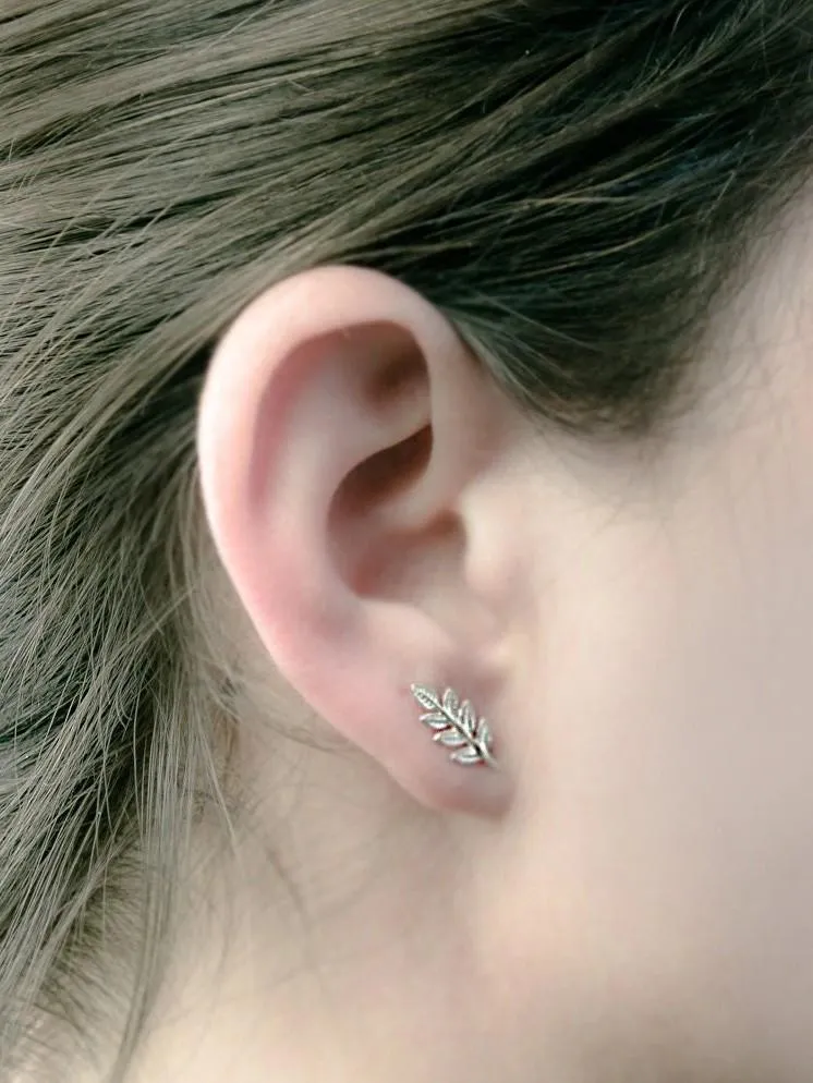 Leaf Stud Earrings
