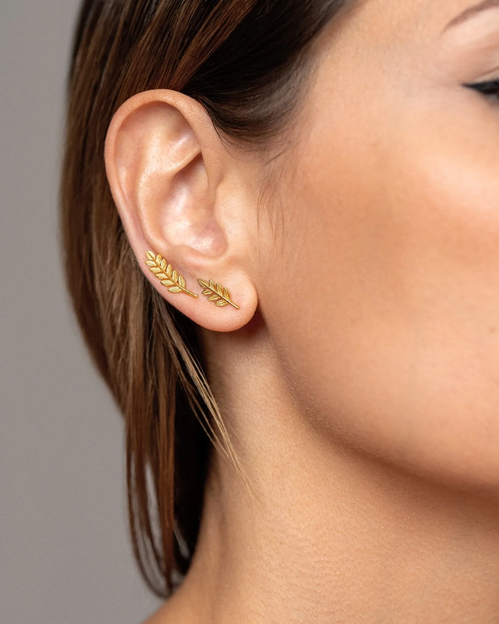 Leaf Stud Earrings