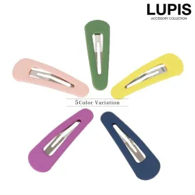 Matte color patchon hairpin