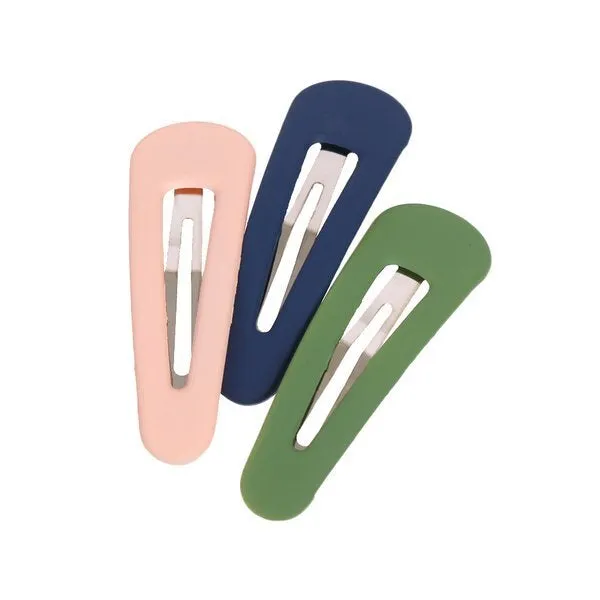 Matte color patchon hairpin