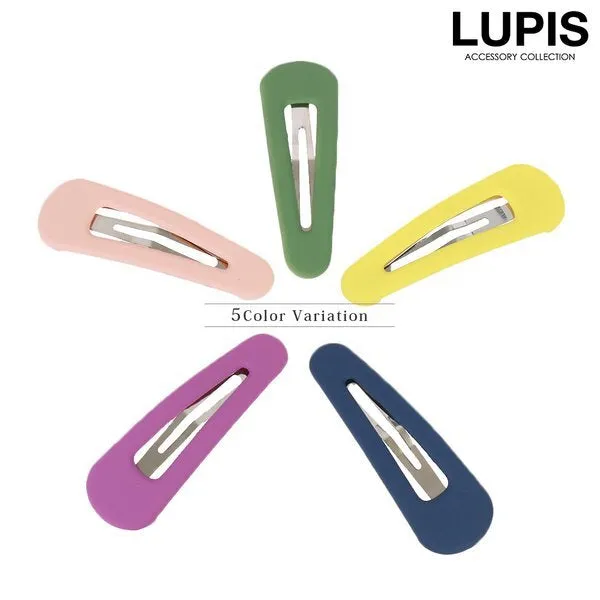 Matte color patchon hairpin