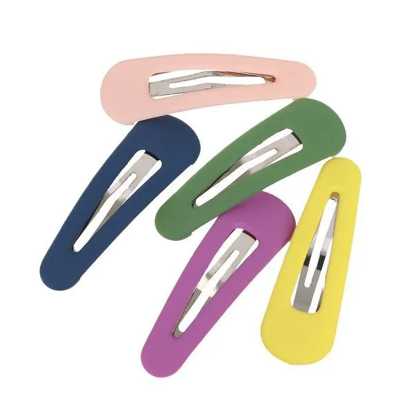 Matte color patchon hairpin