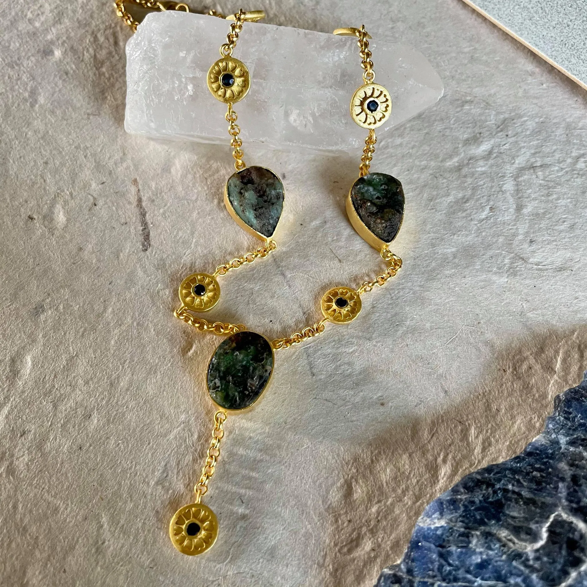 Mia Necklace With Chrysoprase