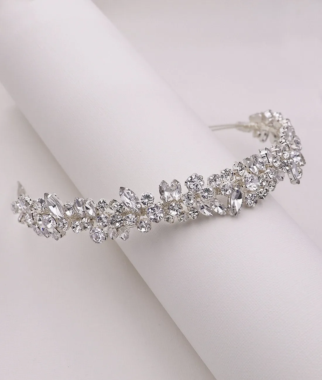 Mosaic Crystal Wedding Headband