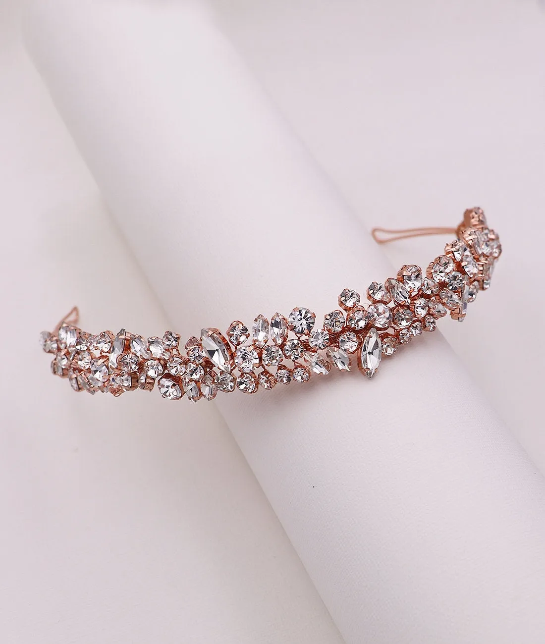 Mosaic Crystal Wedding Headband