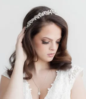 Mosaic Crystal Wedding Headband
