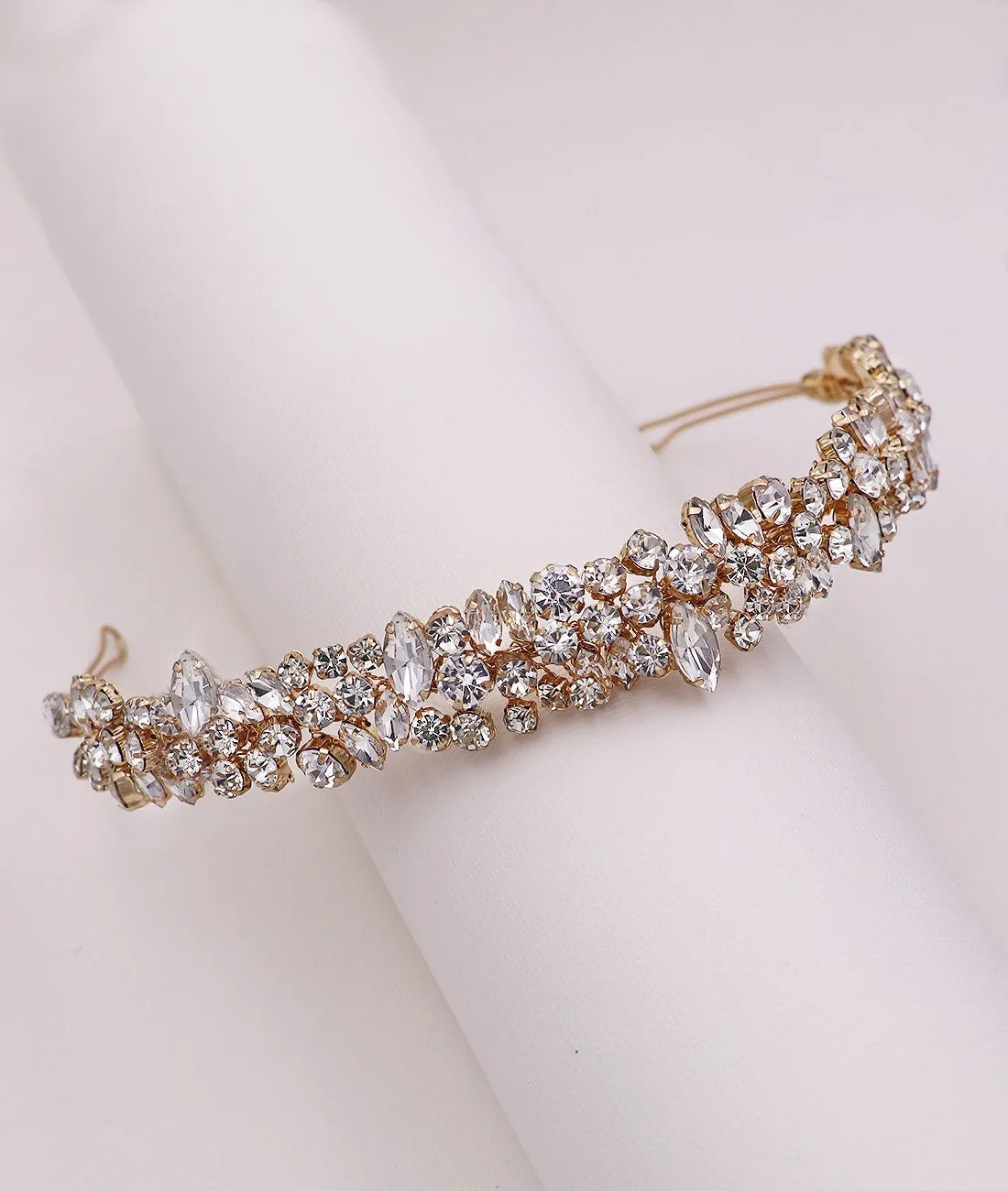 Mosaic Crystal Wedding Headband