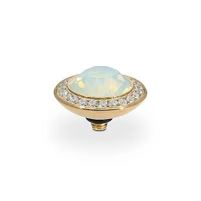 Qudo 13mm Tondo Crystal Deluxe Gold Topper