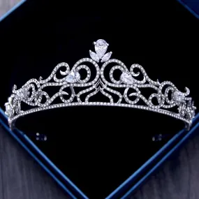 "Brielle" - Cubic Zirconia Bridal Tiara