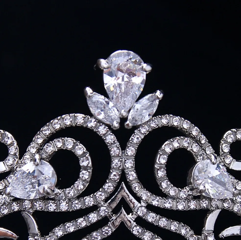 "Brielle" - Cubic Zirconia Bridal Tiara