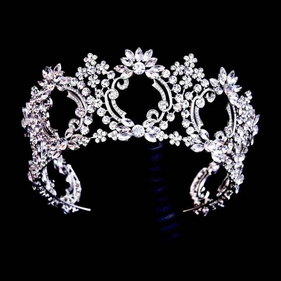 "Everleigh" - Pearl and Crystal Bridal Tiara - Available in Gold and Silver