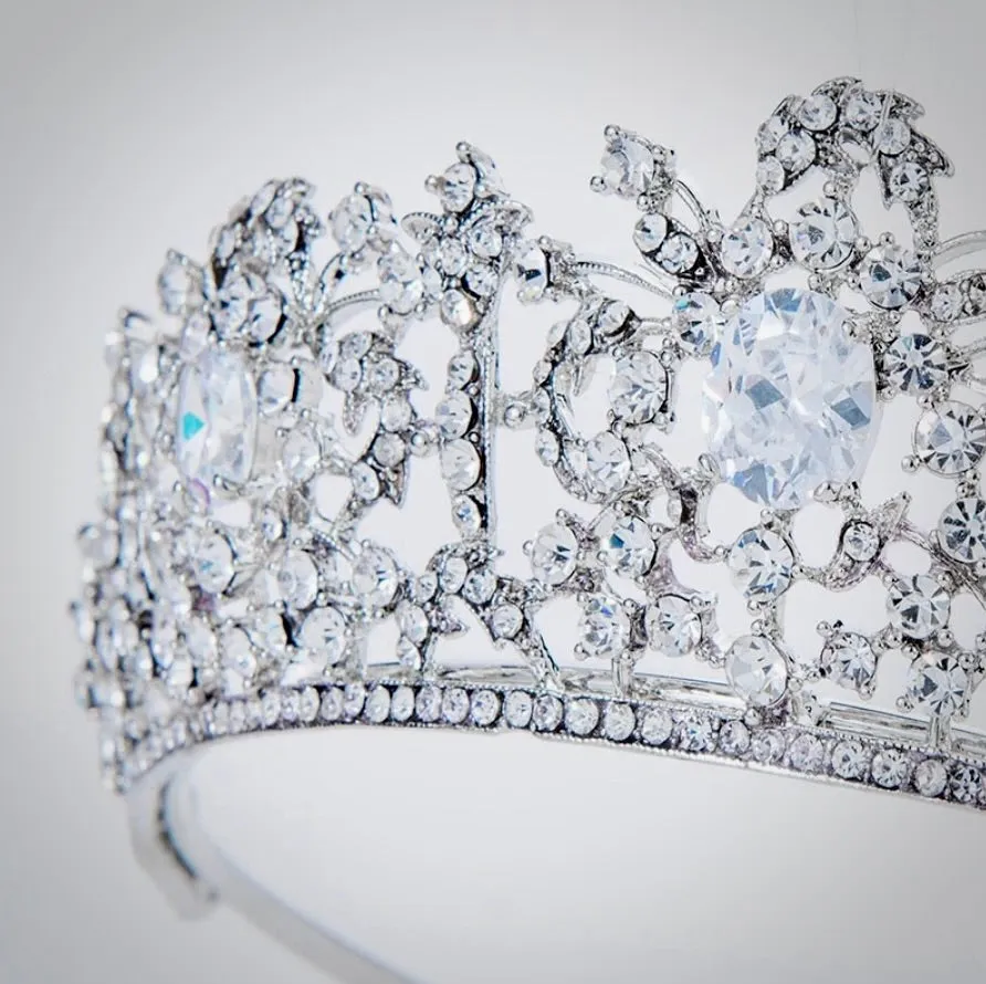 "Nyla" - Cubic Zirconia Wedding Tiara