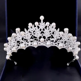 "Tosca" - Pearl and Crystal Bridal Tiara