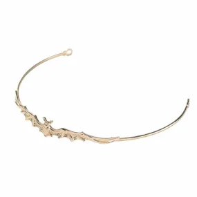 The Bullish Store Women's Bat Power Headband Tiara in Silver or Gold