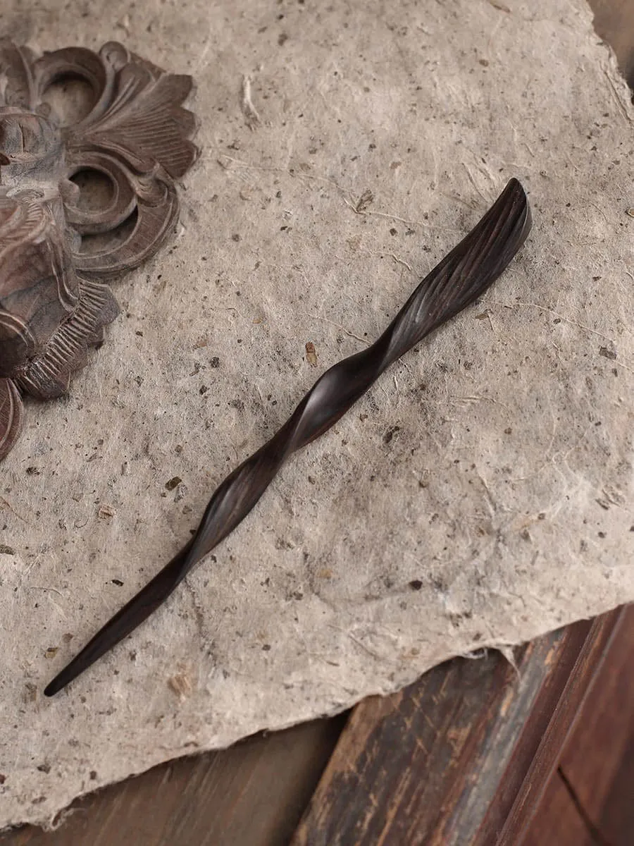 Thousand Turns | Sandalwood Hairpin