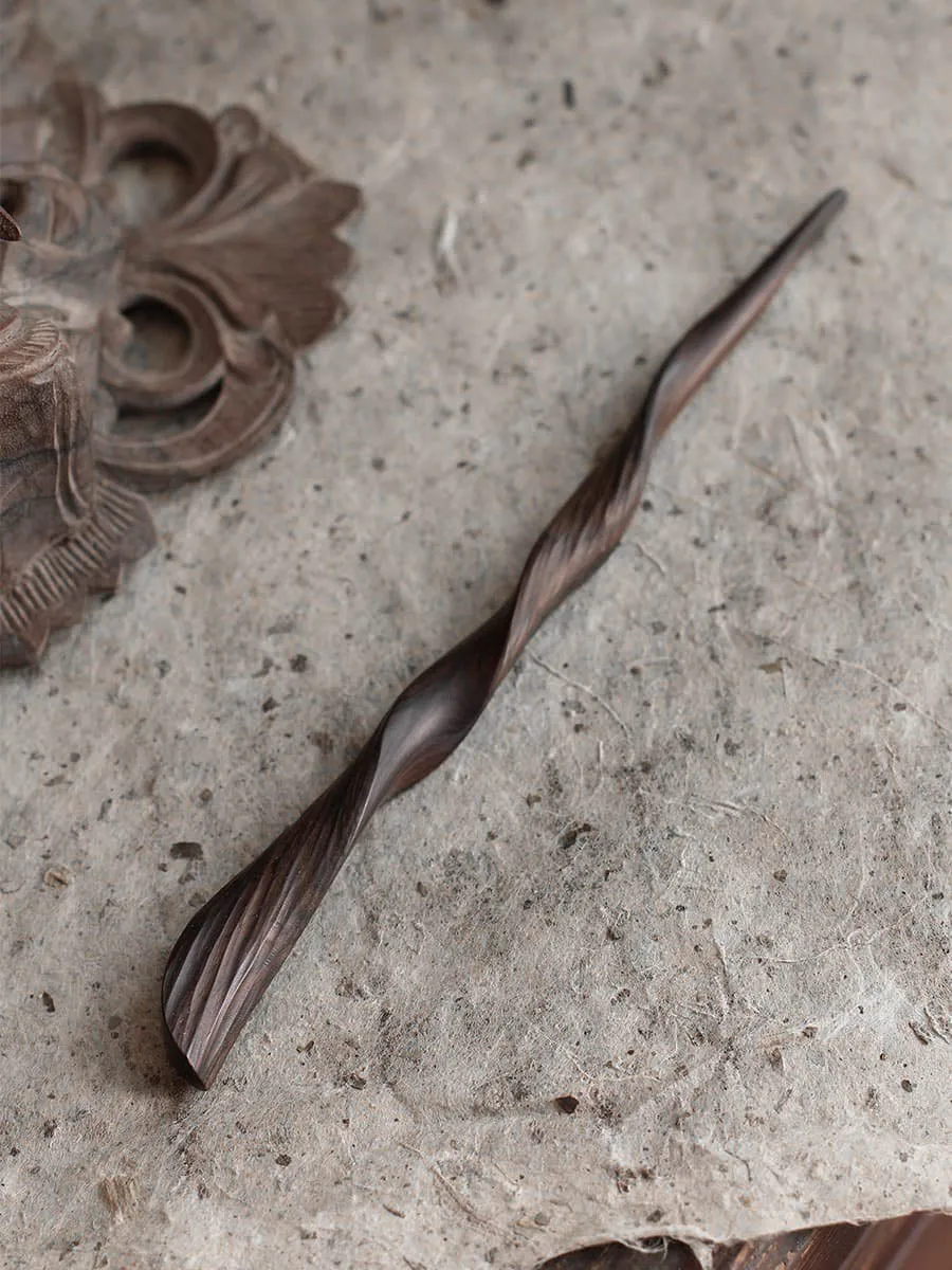 Thousand Turns | Sandalwood Hairpin