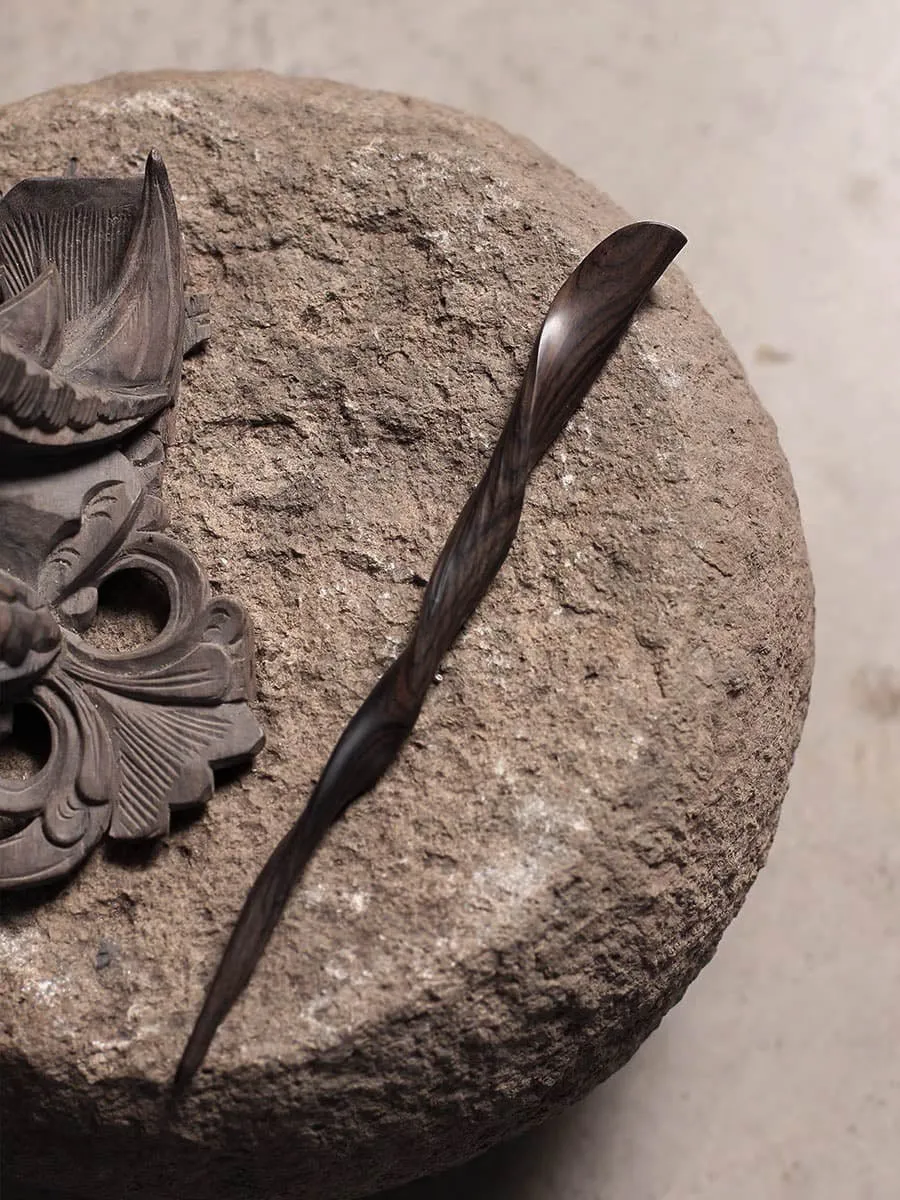 Thousand Turns | Sandalwood Hairpin