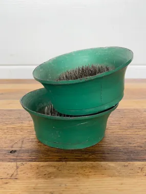 Vintage Flower Frog - Green